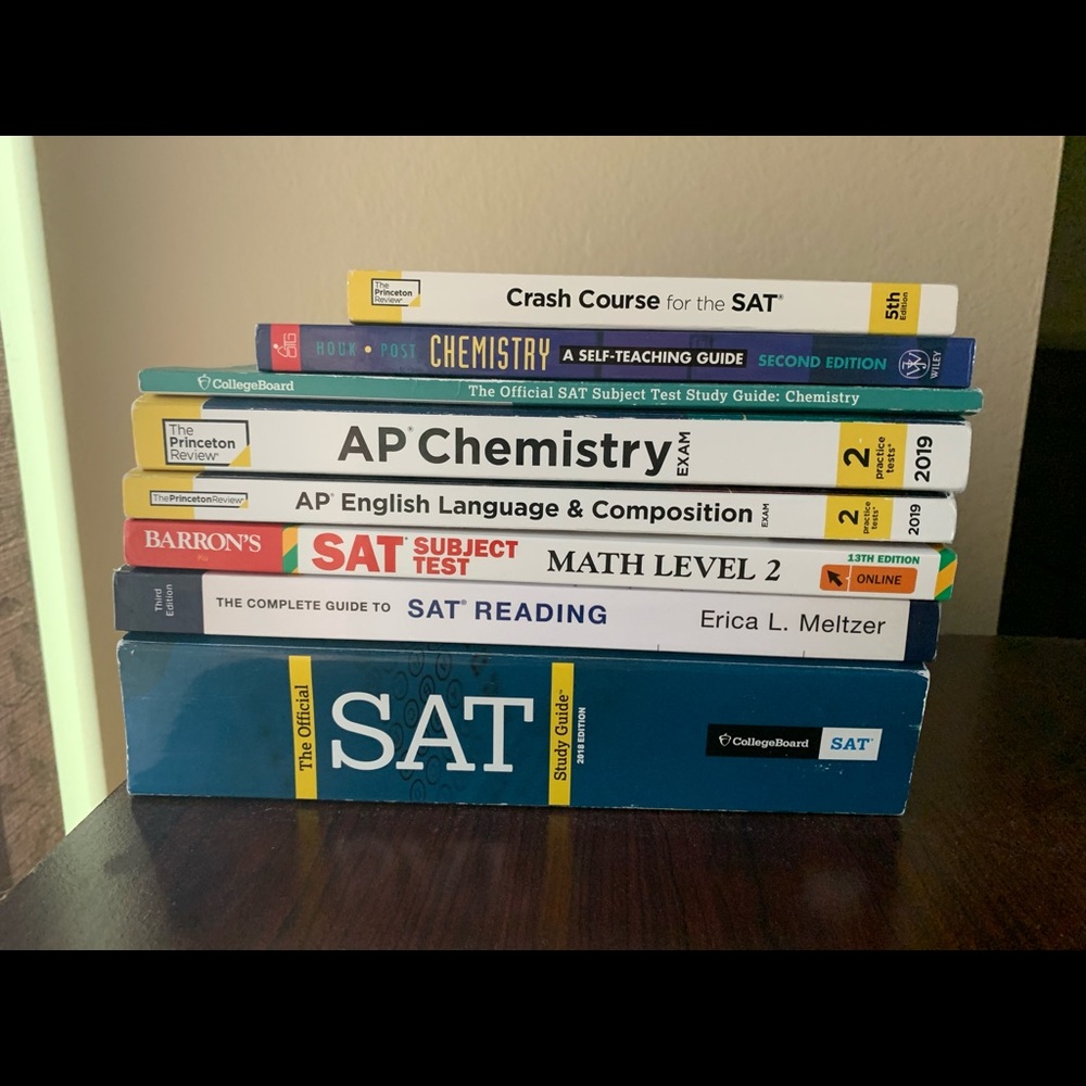 AP/SAT Prep books schooling